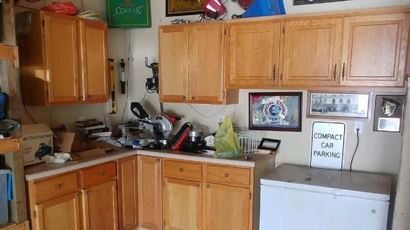 Old on sale kitchen cupboards